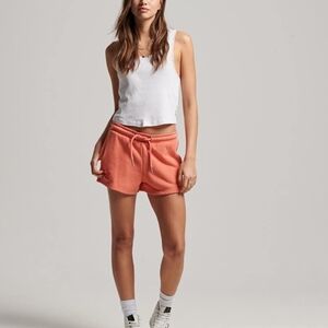 NWT Women's Coral Jersey Shorts By Superdry